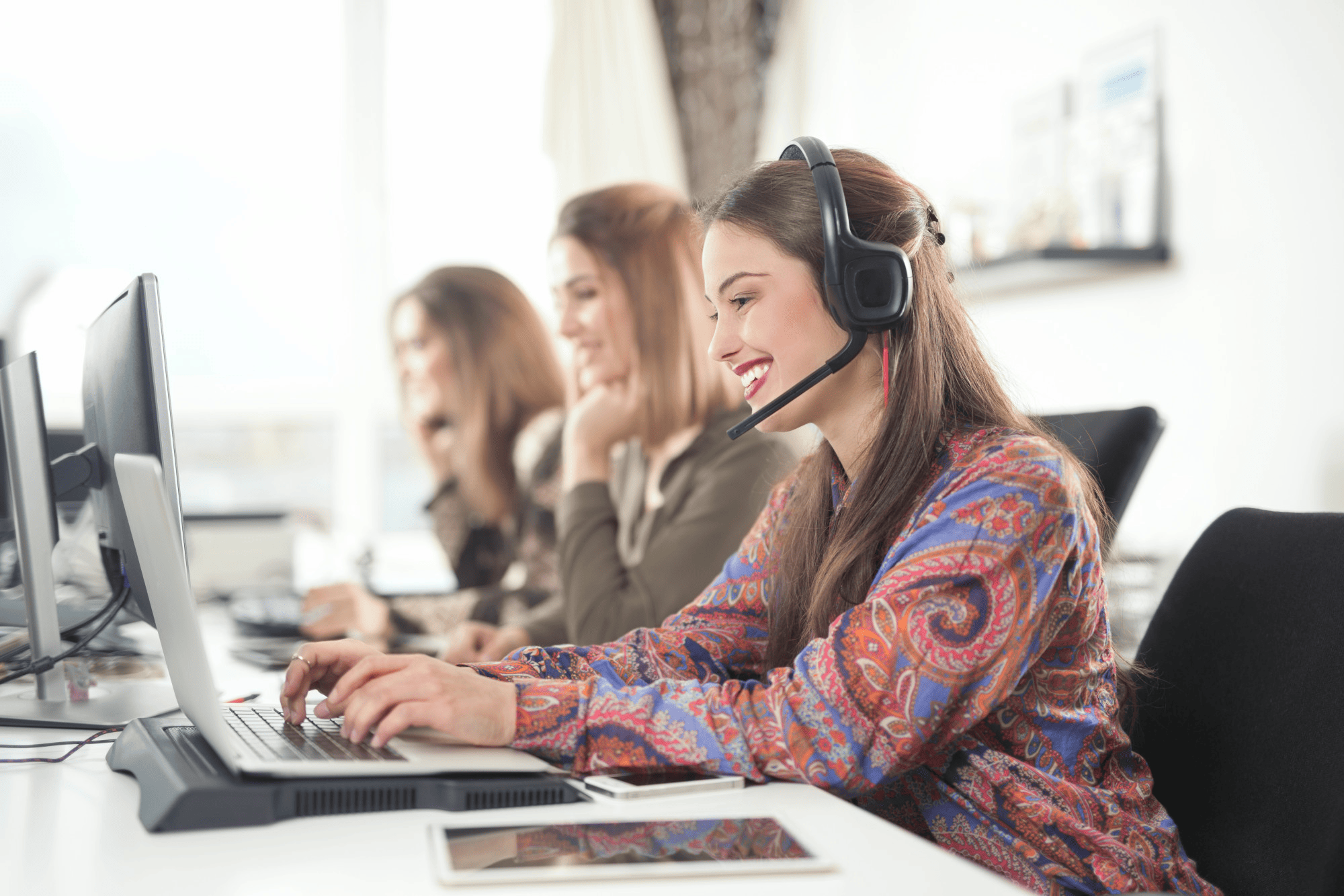 answering phone calls